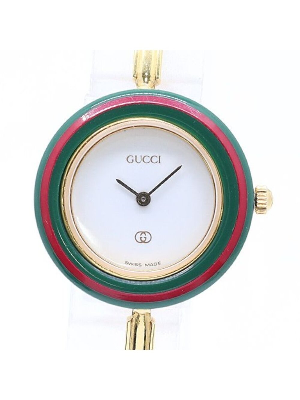 ★SOLD★ Gucci Change Bezel Quartz White Dial Watch - Picture 2 of 5